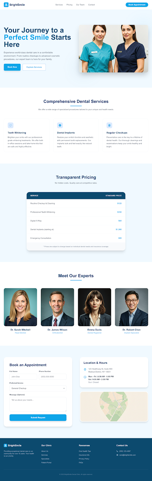BrightSmile Dental — Dental Clinic — Professional Care