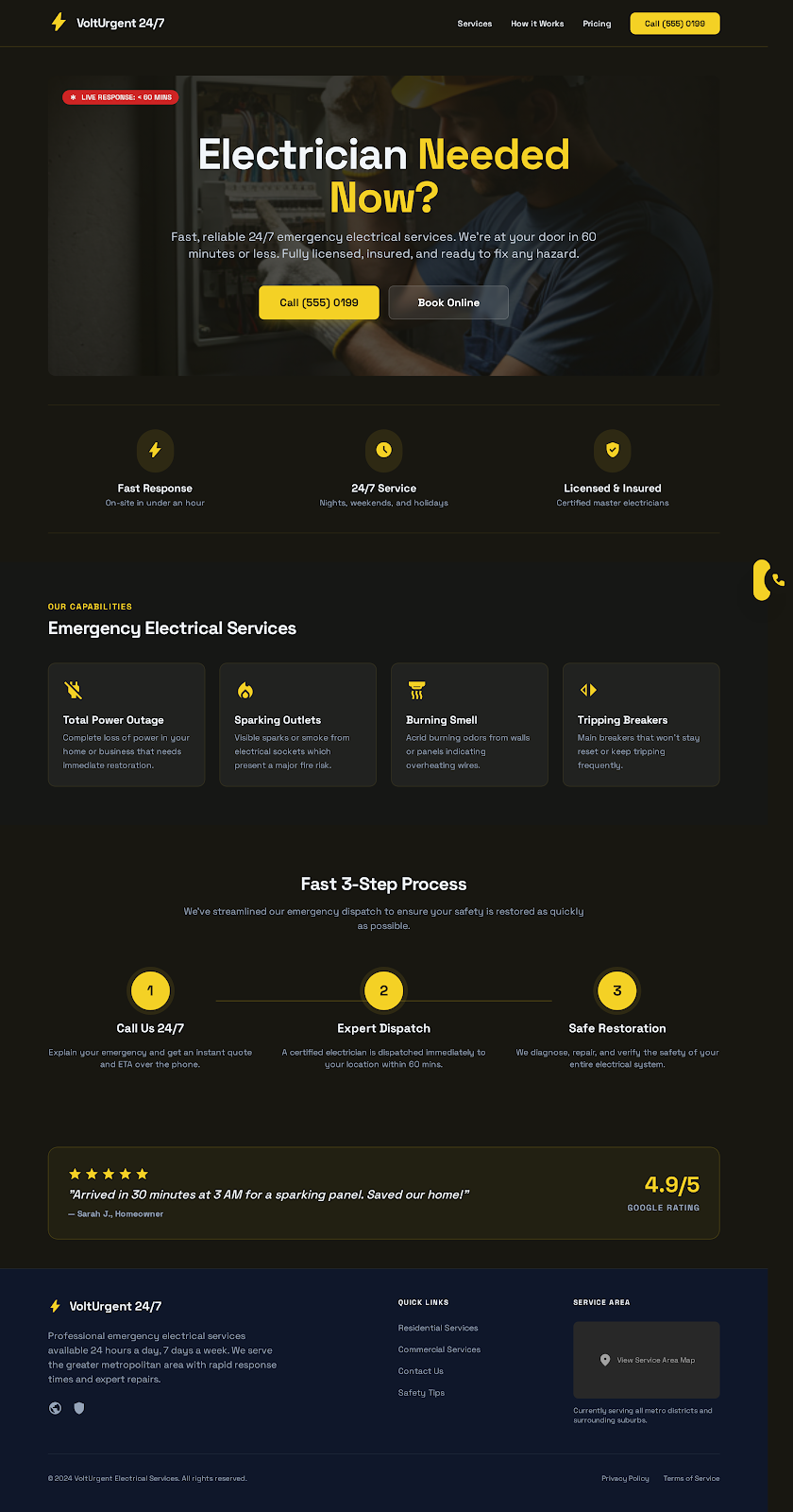 Spark Electrical — Electrical Services — Emergency Focus