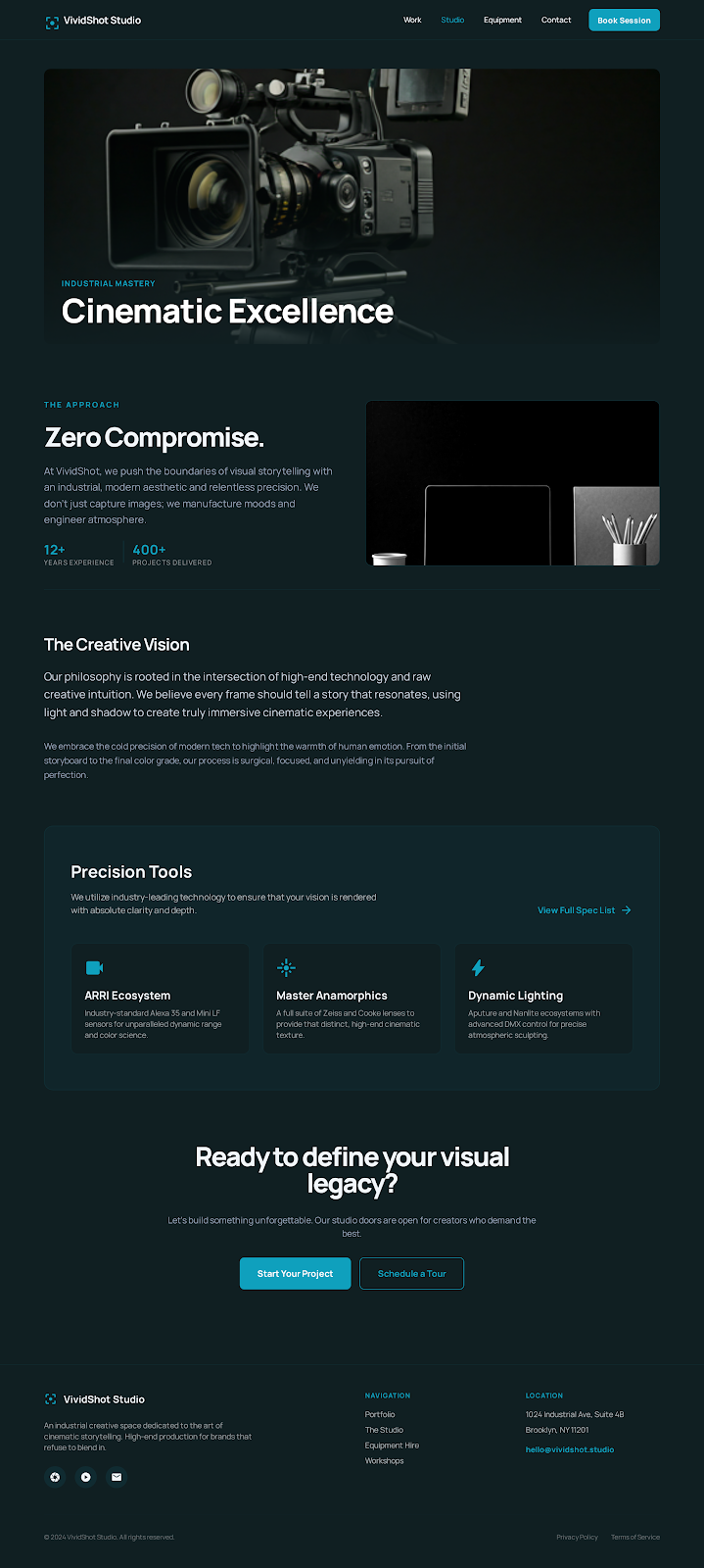 VividShot Studio — Cinematic Video Production