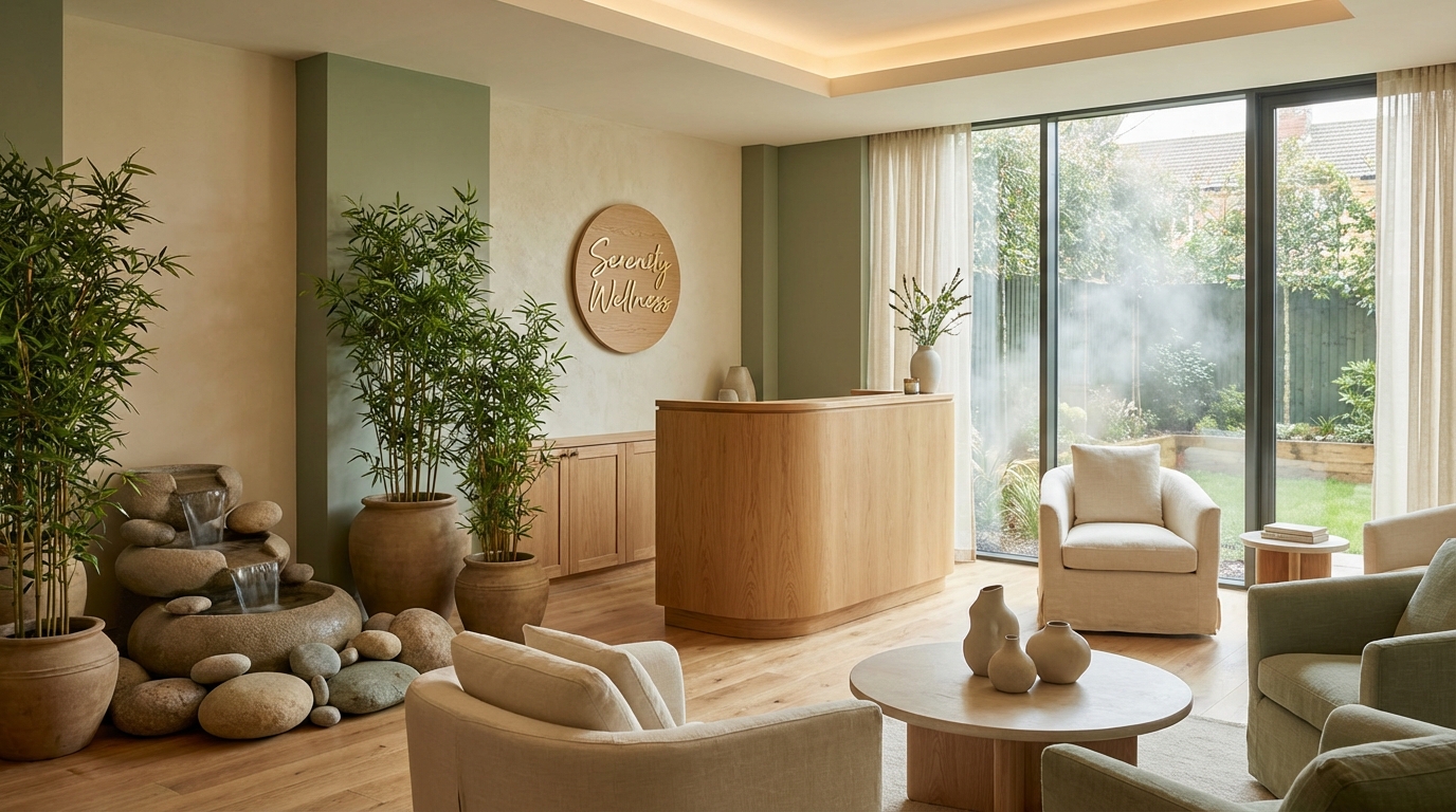 Serenity Wellness Spa — Wellness Spa — Organic Flowing Design